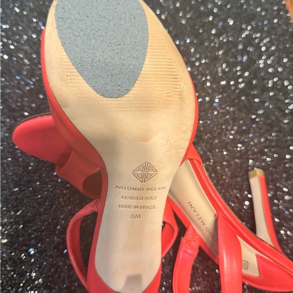 Antonio Melani Red Women's Sandals - Picture 11 of 15
